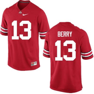 Men's Ohio State Buckeyes #13 Rashod Berry Red Nike NCAA College Football Jersey Cheap PTA3344HX